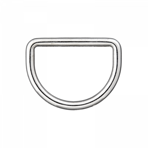 D-ring Zilver 40mm