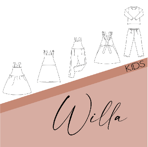 Patroon Willa jurk en jumpsuit meisjes - Bel'etoile