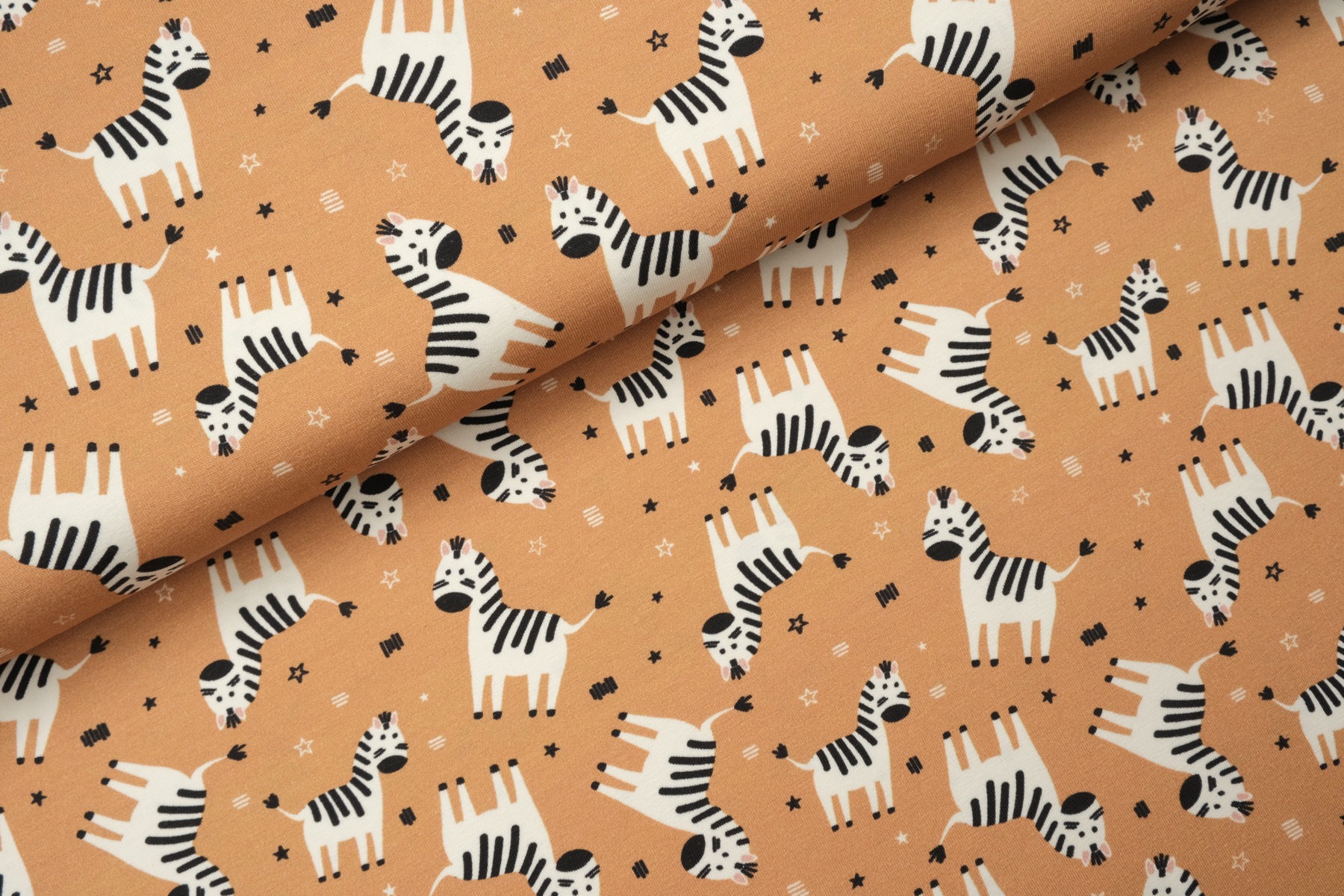 Zebras Tricot Terra - Megan Blue Fabrics